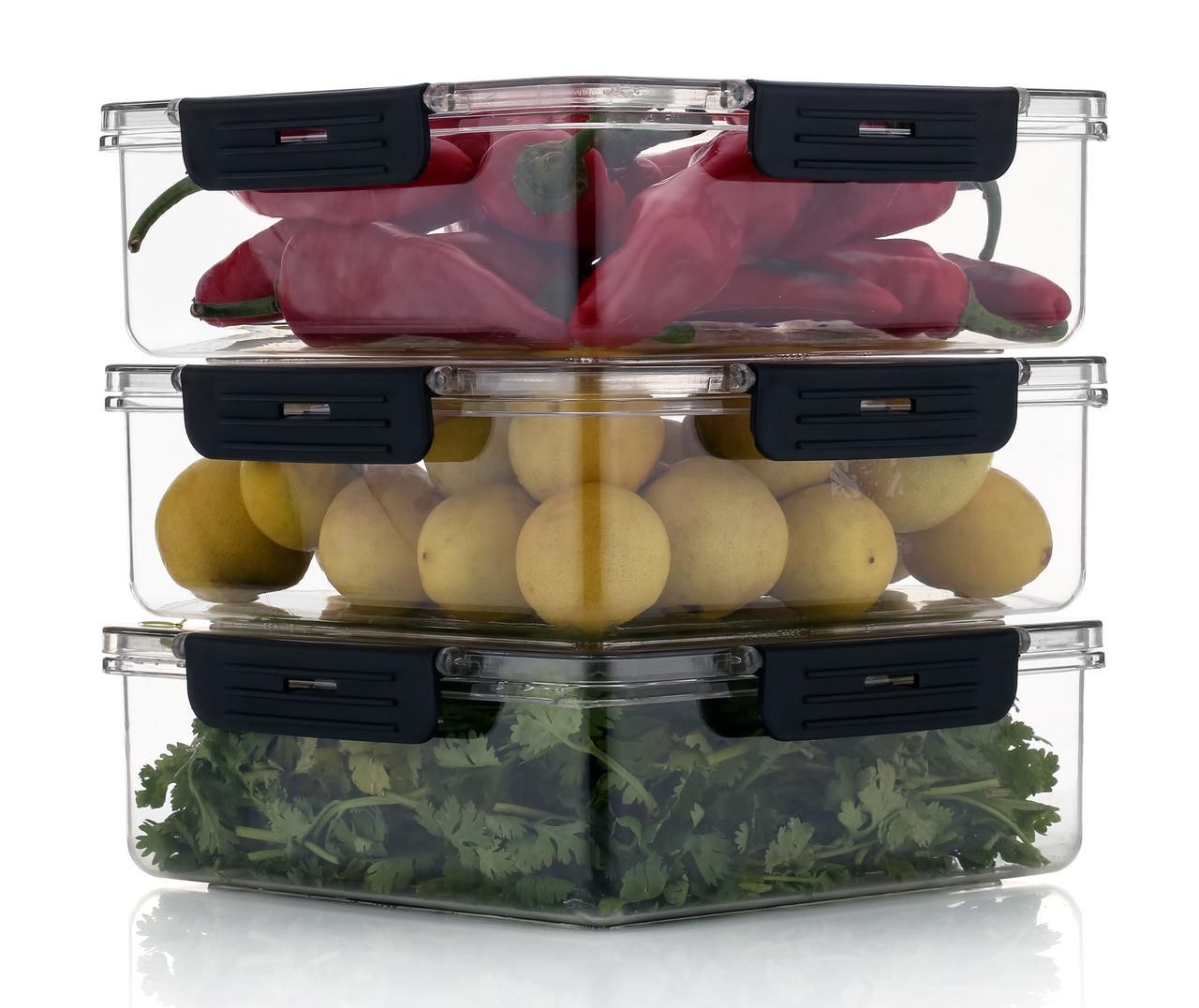 Glass Food Storage Containers (Pack of 2)